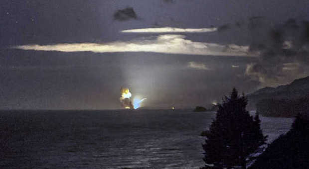 Il lancio di un missile supersonico (Scott Wight)