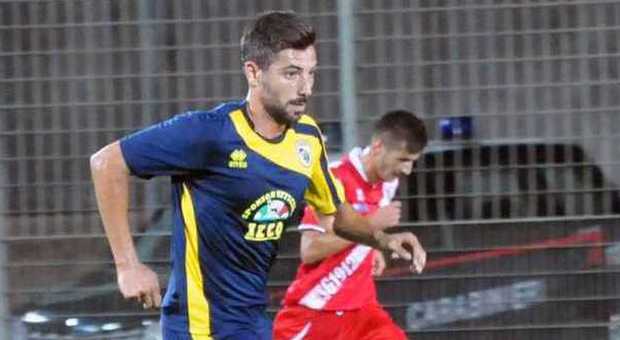 Federico Cerone della Viterbese Castrense, oggi in gol
