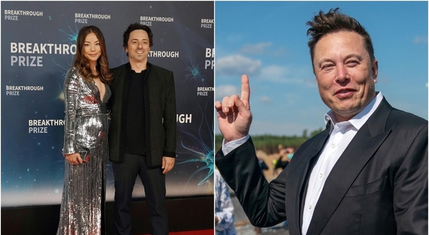 Elon Musk flirta con la moglie del co-fondatore di Google, Sergei Brin. Divorzio per la coppia e amicizia rovinata