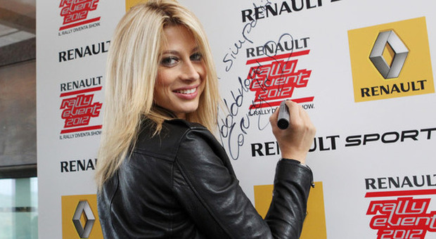 Maddalena Corvaglia durante il Rally Event di Renault
