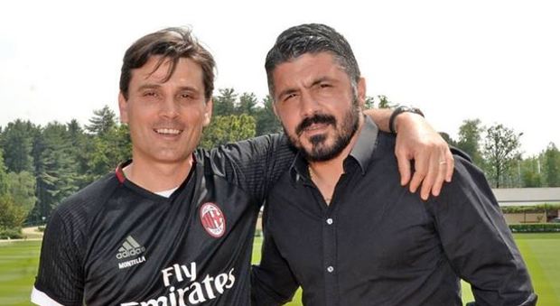 Il Milan esonera Montella, squadra a Gattuso. Telefonata di auguri di Berlusconi