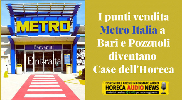 Pozzuoli, lo store di Metro Italia diventa «Casa dell’Horeca»