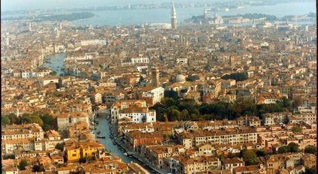 Una veduta dall'alto di Venezia