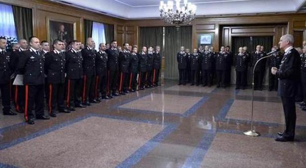 Caserta, carabinieri valorosi premiati dal comandante generale dell'Arma
