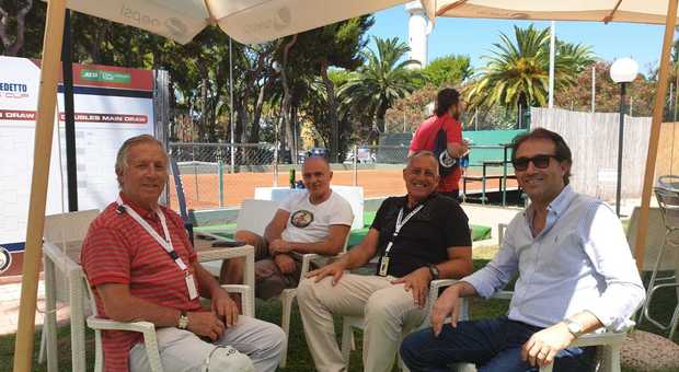 Palmieri con il presidente Afro Zoboletti e il vice sindaco Andrea Assenti