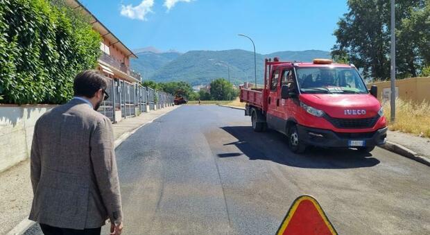 Campoloniano nord, avviati i lavori per l’asfalto