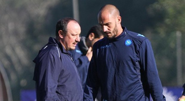 Napoli, Benitez: «Tutto chiaro con Behrami Cannavaro non gioca per scelta tecnica»