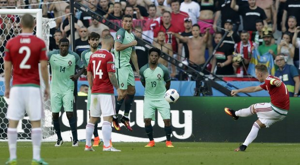 L' Ungheria resiste al Portogallo, è 3-3. Ronaldo: «E' stata una partita folle»