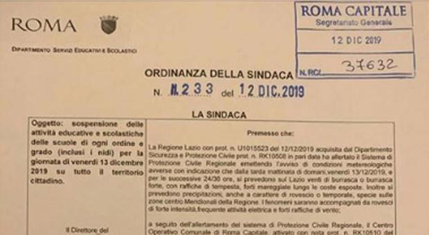 scuole chiuse a Roma, presidi e genitori: «Nessuno ci ha avvertito»