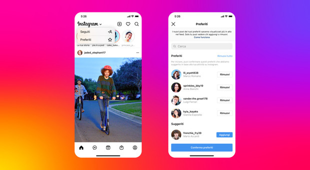 Instagram lancia Preferiti e Seguiti, due nuove opzioni per la visualizzazione cronologica del feed