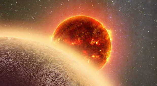 Il pianeta GJ 1132b in una foto artistica elaborata dalla Nasa