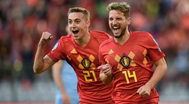 Mertens, panchina e assist in Belgio e Hysaj vince con l'Albania