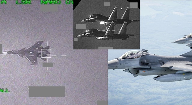 Scramble sul Mar Baltico, F-16 e Mirage intercettano caccia russi vicini allo spazio aereo Nato