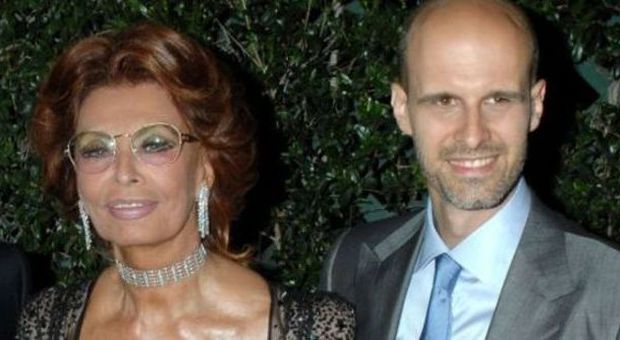Sofia Loren, 79 anni, con il figlio regista Edoardo Ponti