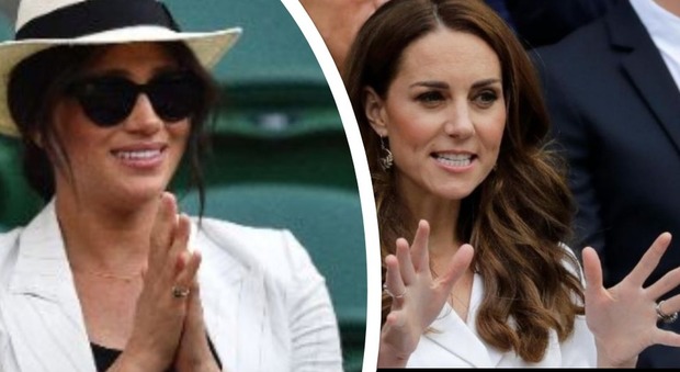 Meghan Markle ignora Kate Middleton e va a Wimbledon con le amiche: cognate sempre più distanti