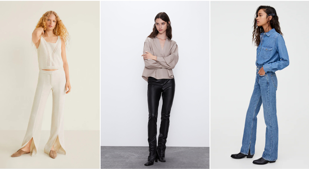 WISHLIST I pantaloni della primavera hanno lo spacco: dai jeans all'ecopelle tutti i modelli must have