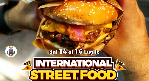 La locandina dell'evento di International street food ad Agropoli
