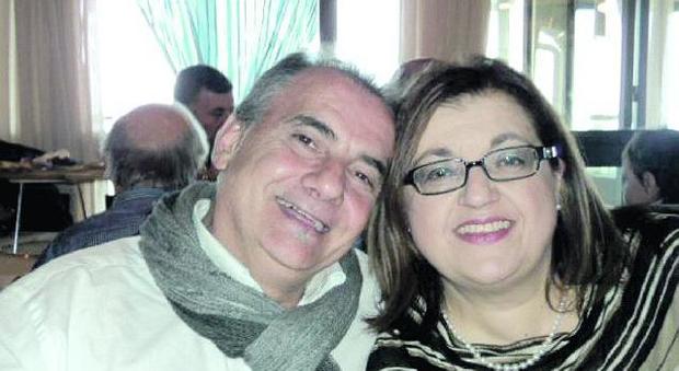 Roberta Verzilli con il marito: è guarita dal Covid restando a casa e senza contagiare i suoi familiari