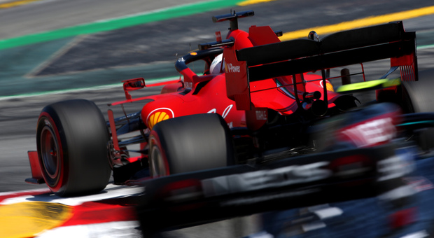 La SF1000 di Sebastian Vettel