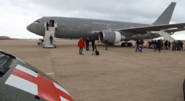immagine Coronavirus, aereo per rimpatrio italiani pronto a Pratica di Mare