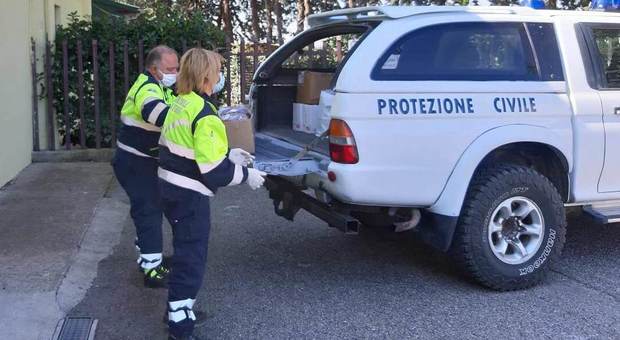 Buoni spesa a Viterbo, parte la consegna: schierati 10 equipaggi della protezione civile