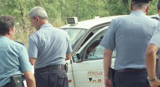 La scena del crimine dove venne strangolata la tassista Alessandra Vanni a Siena