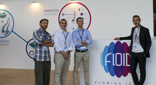 Il team che ha creato la startup Floid