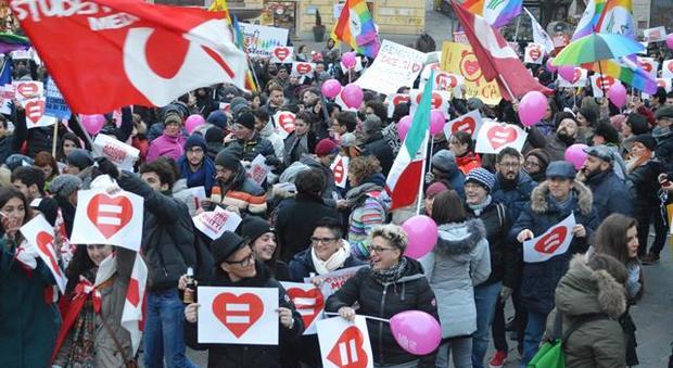 #SvegliatiItalia: la manifestazione di Ancona