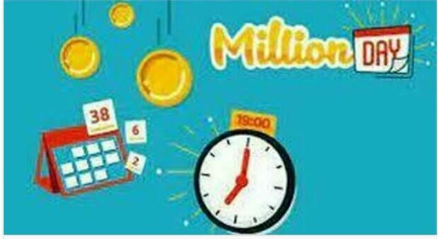 Million Day, l'estrazione dei cinque numeri vincenti di sabato 2 ottobre 2021