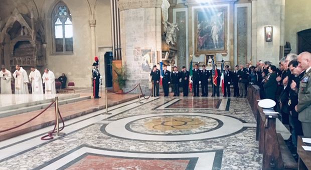 I Carabinieri celebrano a Santa Chiara la Virgo Fidelis