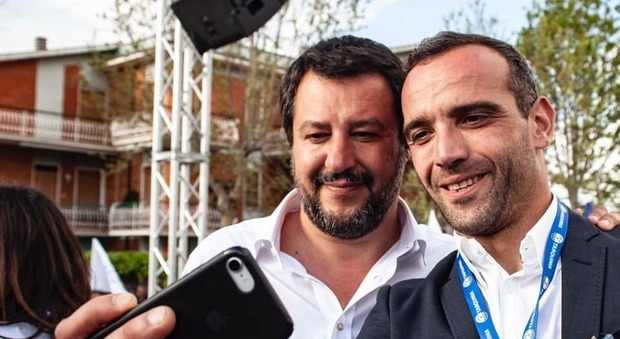 Maurizio Federici con Salvini