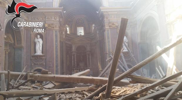 Crollo chiesa di Roma, il sovrintendente: «Si è trattato di un cedimento strutturale»
