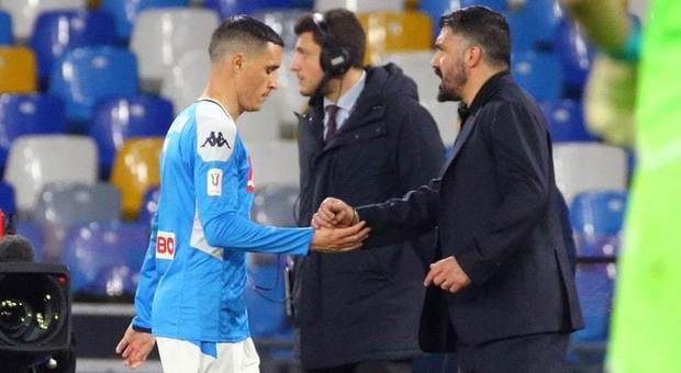 Napoli, Giuntoli conferma Gattuso: «Callejon? Deciderà lui cosa fare»
