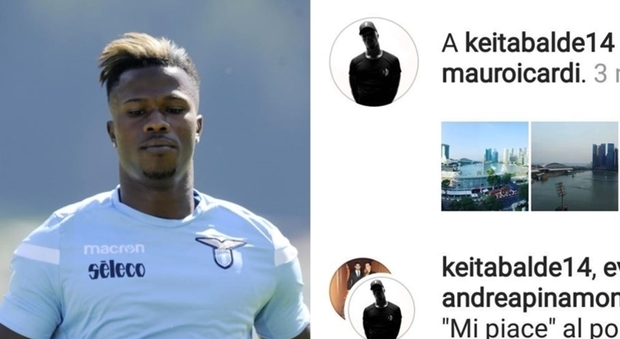 Keita, like galeotti al profilo di Icardi: tutti gli indizi portano all'Inter
