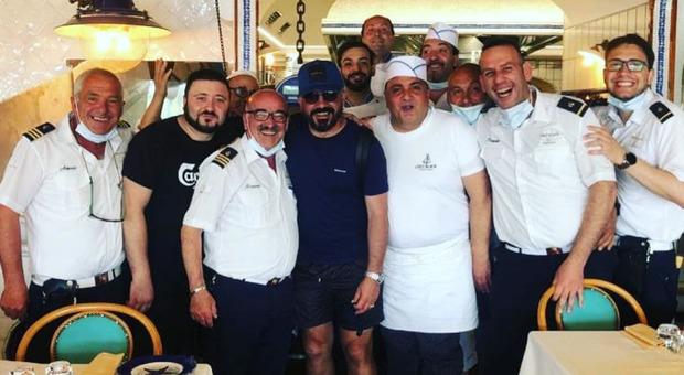 Gattuso, weekend a Positano: l'ex azzurro si gode la Costiera