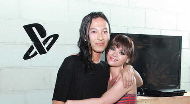 Alexander Wang con l'attrice Christina Ricci