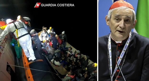 Migranti, il cardinale Zuppi (Cei): «Ong salvino vite. Se c'è qualcuno in mezzo al mare, aiutiamolo»