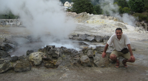 Il vulcanologo Diego Perugini