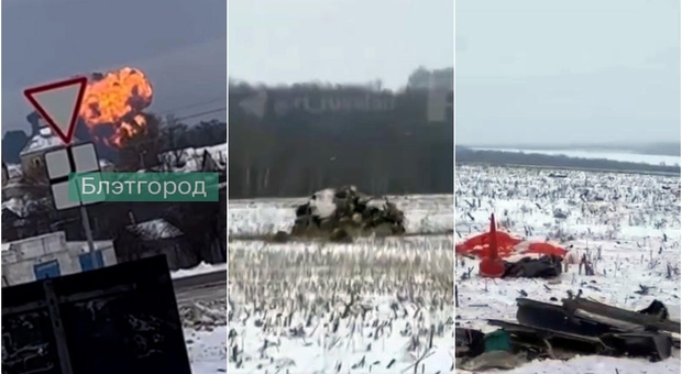 Aereo russo abbattuto a Belgorod, mistero sul "carico": missili o prigionieri ucraini? Cosa sappiamo