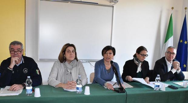 Il vertice tenuto a Pieve Torina con la commissaria Paola De Micheli
