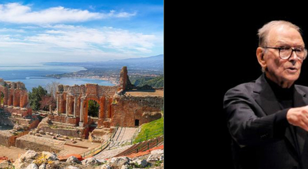 Taormina, tributo a Ennio Morricone: al Teatro Antico l'omaggio di Filippo Arlia
