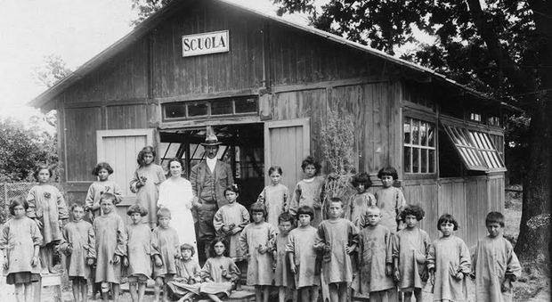 8 luglio 1904 A Roma viene promulgata la legge Orlando che estende l'obbligo scolastico da 9 a 12 anni