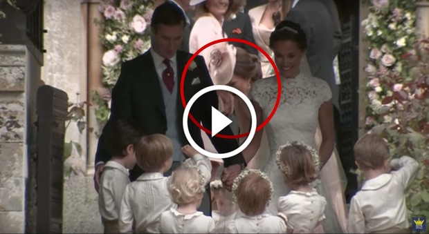 Baby George sgridato da mamma Kate al matrimonio di zia Pippa: ecco cosa ha fatto (The Royal Family Channel/YouTube)