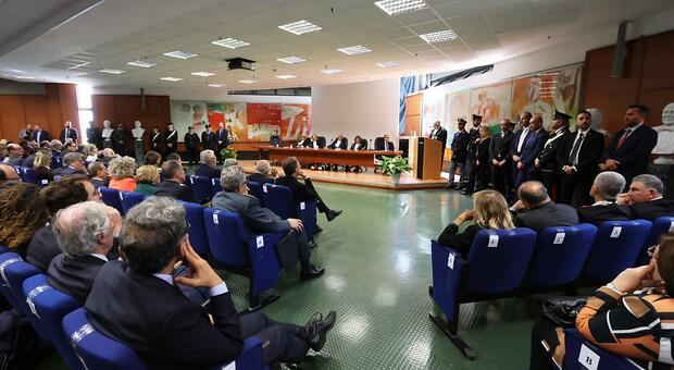 La cerimonia di presentazione della nuova presidente della Corte d'Appello di Napoli