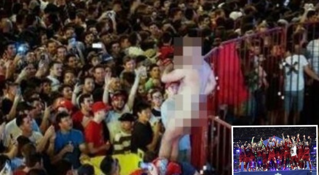 Si masturba davanti alla folla durante la finale di Champions League e aggredisce una turista italiana: arrestato tifoso del Liverpool
