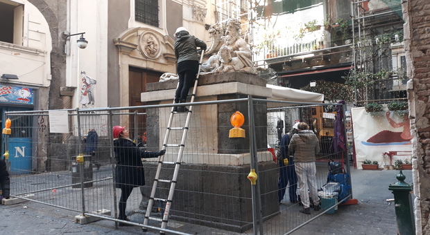 Napoli, Il museo della Cappella Sansevero sostiene il restauro della statua del Dio Nilo