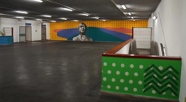 Ponticelli, altra stazione riqualificata con la street art: pendolari incuriositi
