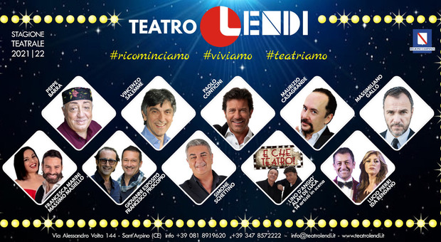 Teatro Lendi di Sant'Arpino, presentata la nuova stagione teatrale