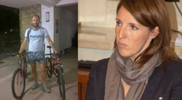Le bici ritrovate e l'assessore Elena Donazzan