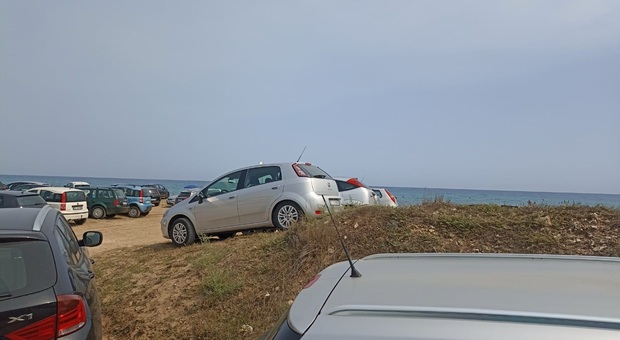 Parcheggi selvaggi al mare: centinaia di auto su dune e falesie
